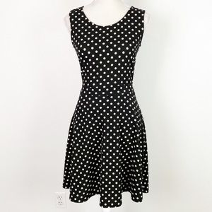 Gilli polka dot skater dress